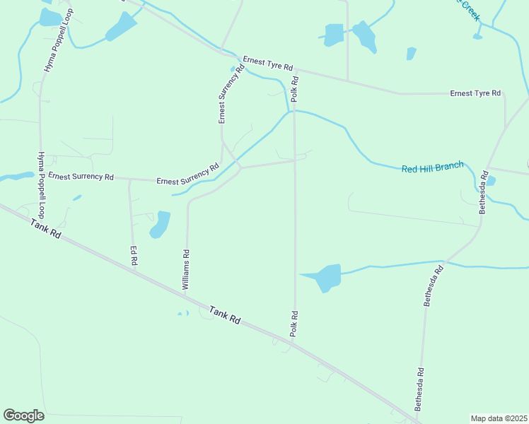 map of restaurants, bars, coffee shops, grocery stores, and more near 485 Polk Road in Odum