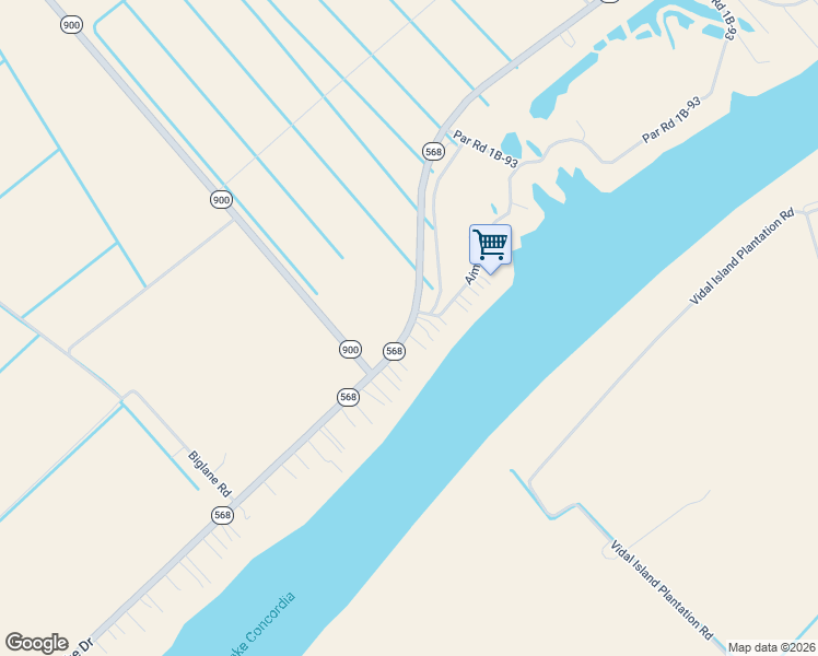 map of restaurants, bars, coffee shops, grocery stores, and more near 1977 State Route 568 in Ferriday