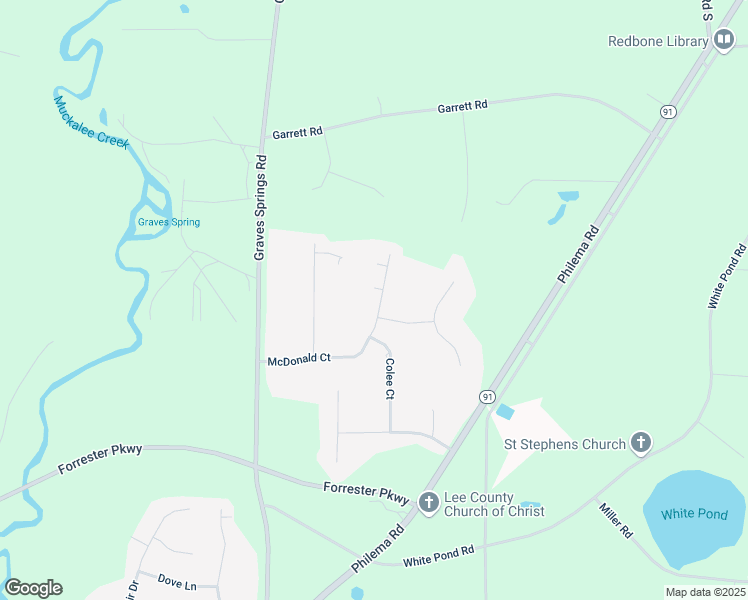 map of restaurants, bars, coffee shops, grocery stores, and more near 169 McDonald Court in Leesburg
