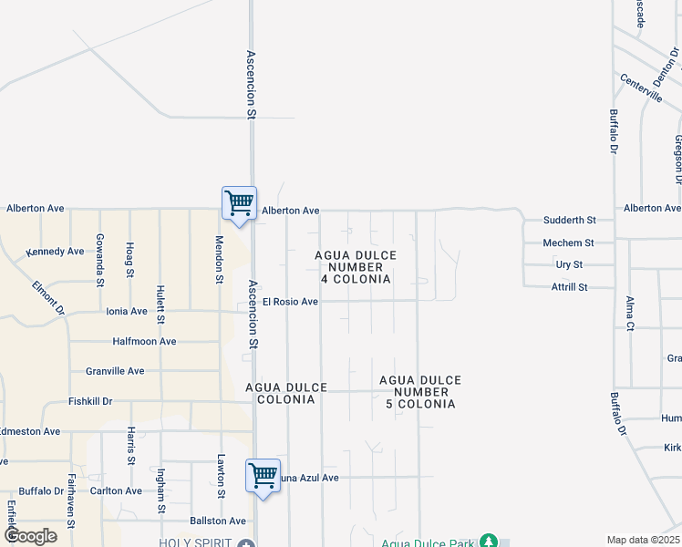 map of restaurants, bars, coffee shops, grocery stores, and more near 549 Agua Marina Place in El Paso
