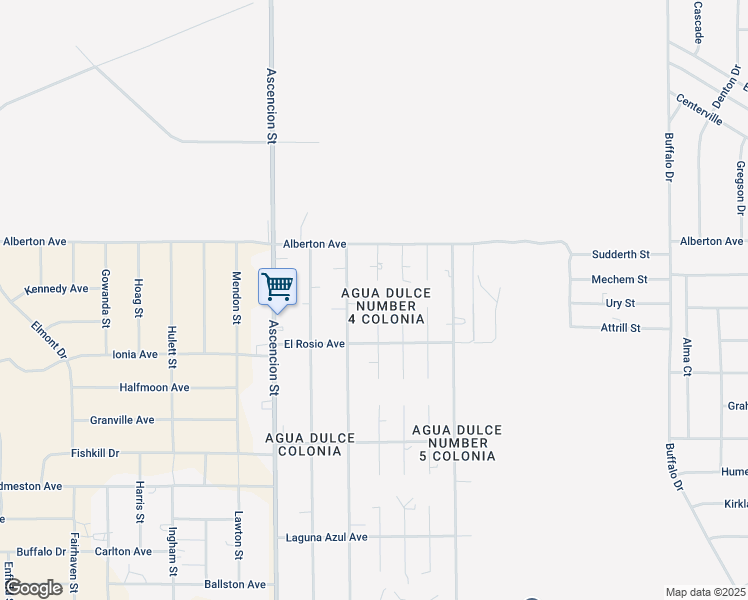 map of restaurants, bars, coffee shops, grocery stores, and more near 549 Agua Marina Place in El Paso