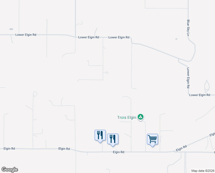 map of restaurants, bars, coffee shops, grocery stores, and more near 41 Martha's Lane in Elgin