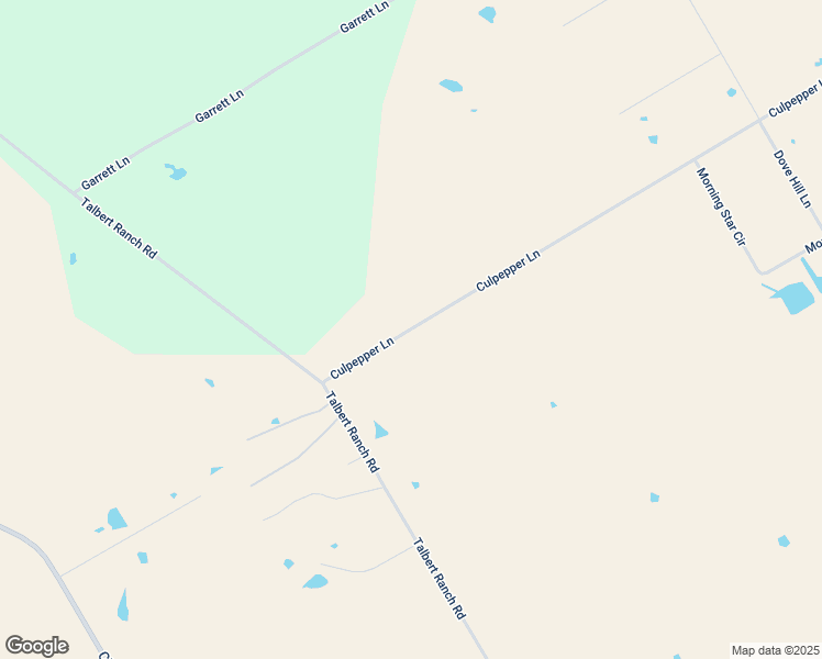 map of restaurants, bars, coffee shops, grocery stores, and more near Culpepper Lane in China Spring