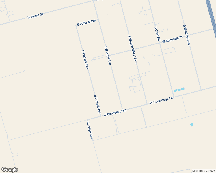 map of restaurants, bars, coffee shops, grocery stores, and more near 17340 Southwest Wind Avenue in Odessa