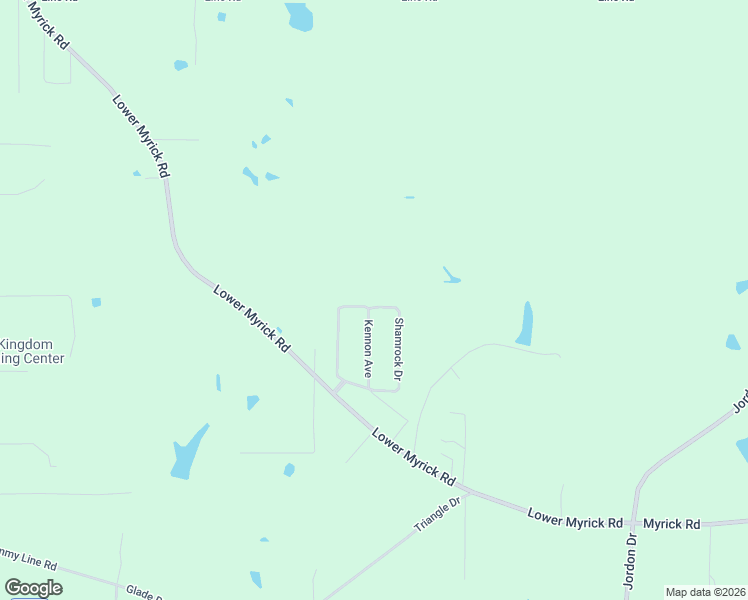 map of restaurants, bars, coffee shops, grocery stores, and more near 100 Shamrock Drive in Laurel