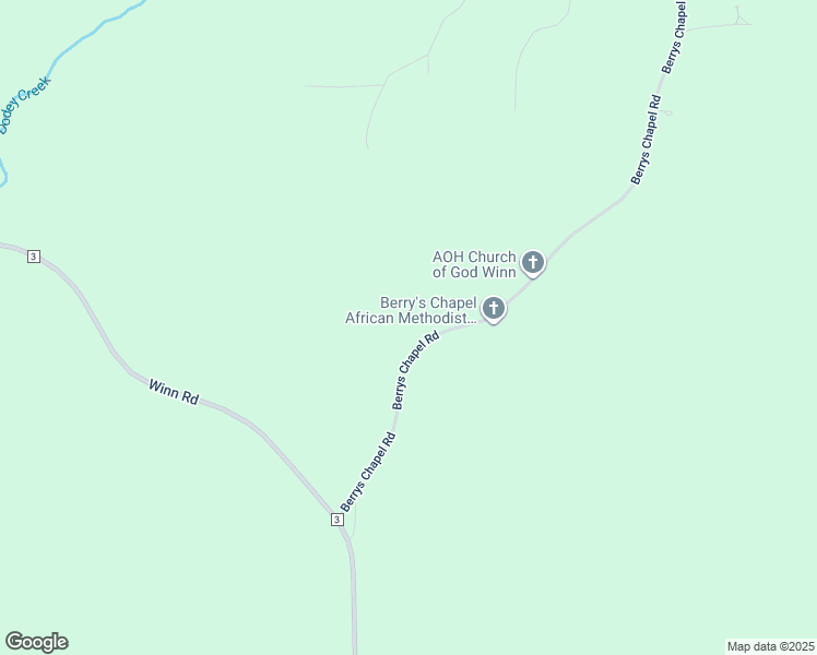 map of restaurants, bars, coffee shops, grocery stores, and more near 2596 Berrys Chapel Road in Jackson