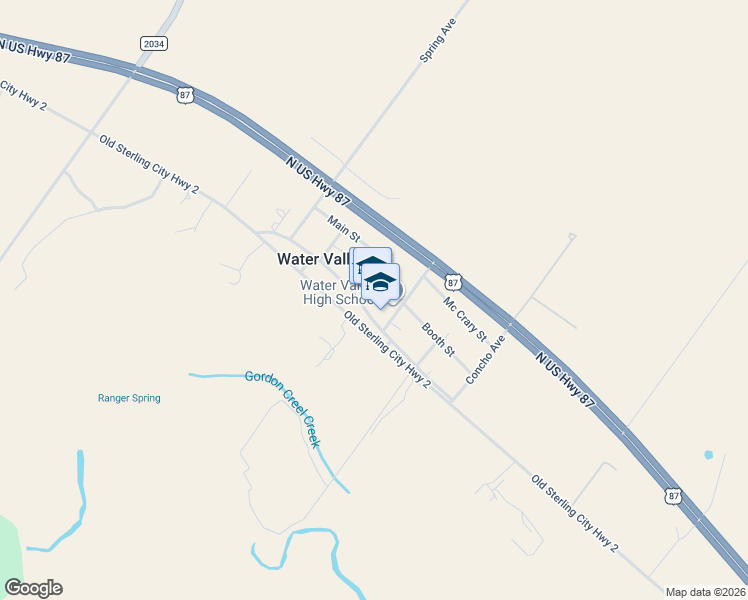 map of restaurants, bars, coffee shops, grocery stores, and more near 17695-17697 Wildcat Drive in Water Valley