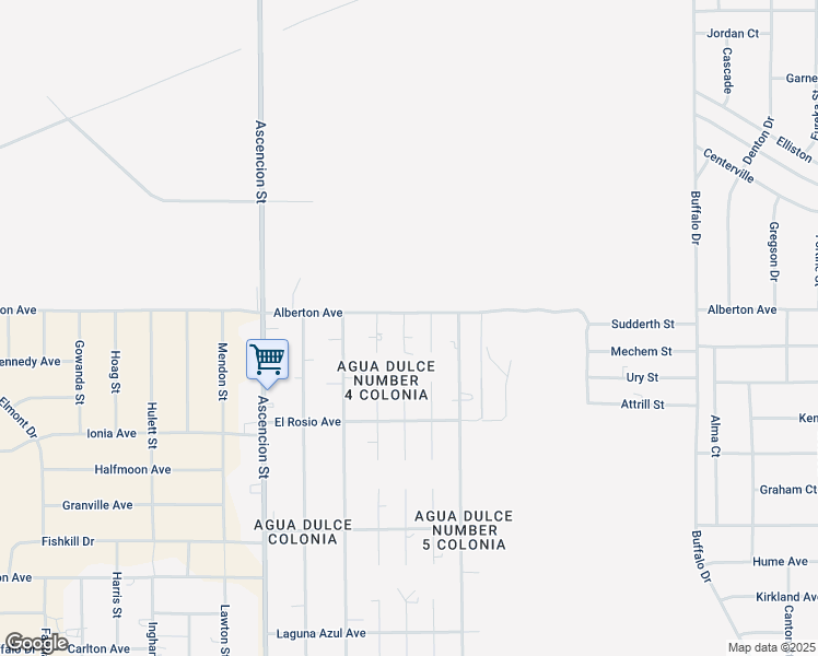 map of restaurants, bars, coffee shops, grocery stores, and more near 504 Agua De Flor in El Paso