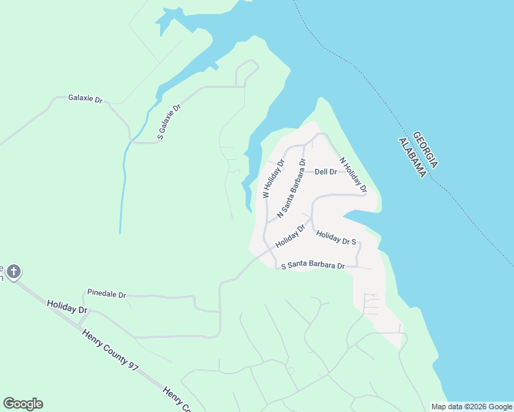 map of restaurants, bars, coffee shops, grocery stores, and more near 271 West Holiday Drive in Abbeville