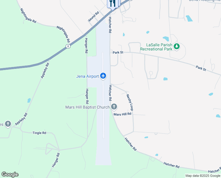 map of restaurants, bars, coffee shops, grocery stores, and more near Airport Road in Trout