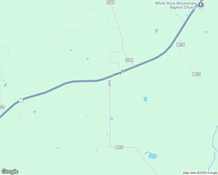 map of restaurants, bars, coffee shops, grocery stores, and more near 124 County Road 1245 in Center