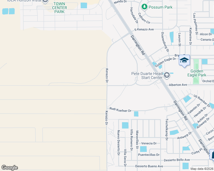 map of restaurants, bars, coffee shops, grocery stores, and more near 14101 Weaver Road in Horizon City