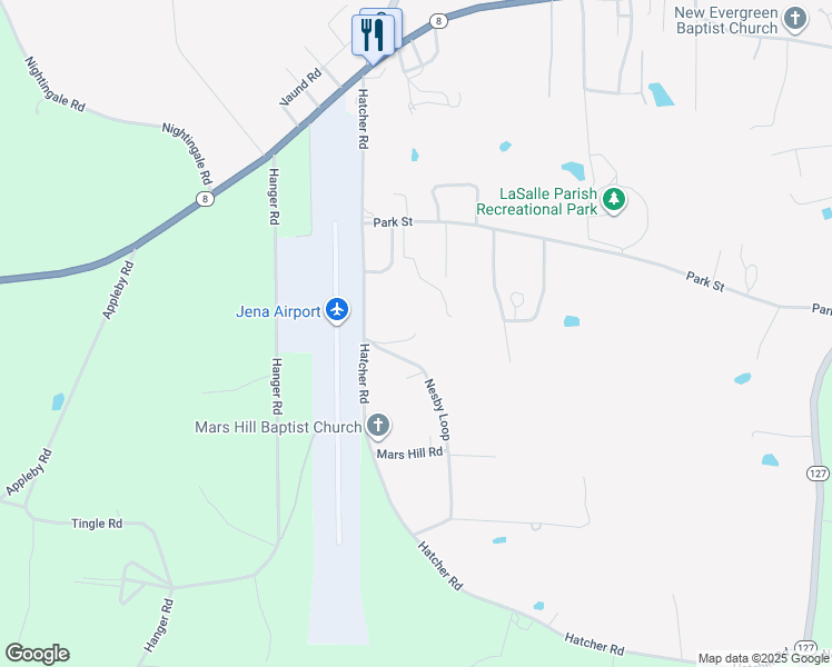 map of restaurants, bars, coffee shops, grocery stores, and more near 100 Worthington Lane in Jena