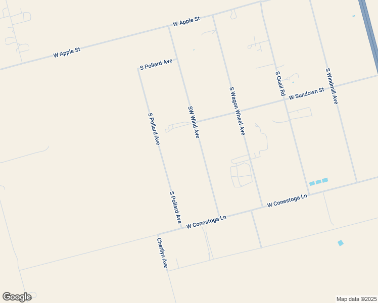 map of restaurants, bars, coffee shops, grocery stores, and more near 17340 Southwest Wind Avenue in Odessa