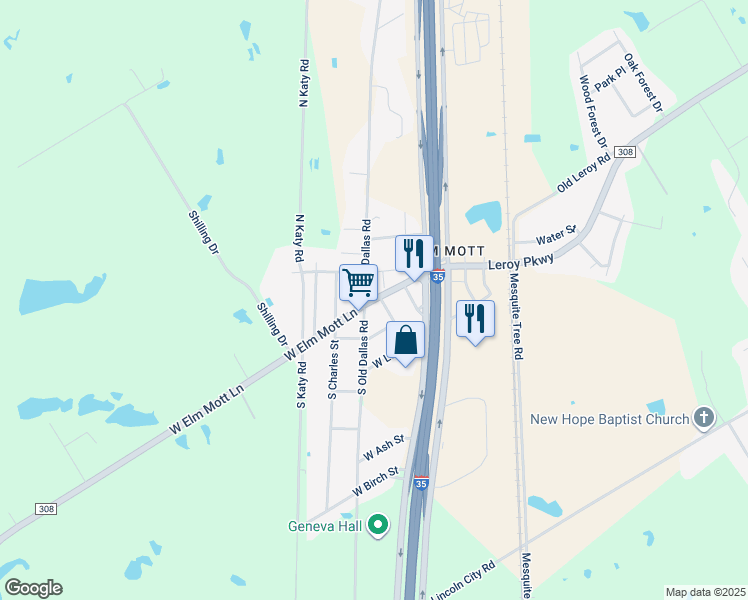 337 West Elm Mott Drive, Elm Mott TX Walk Score