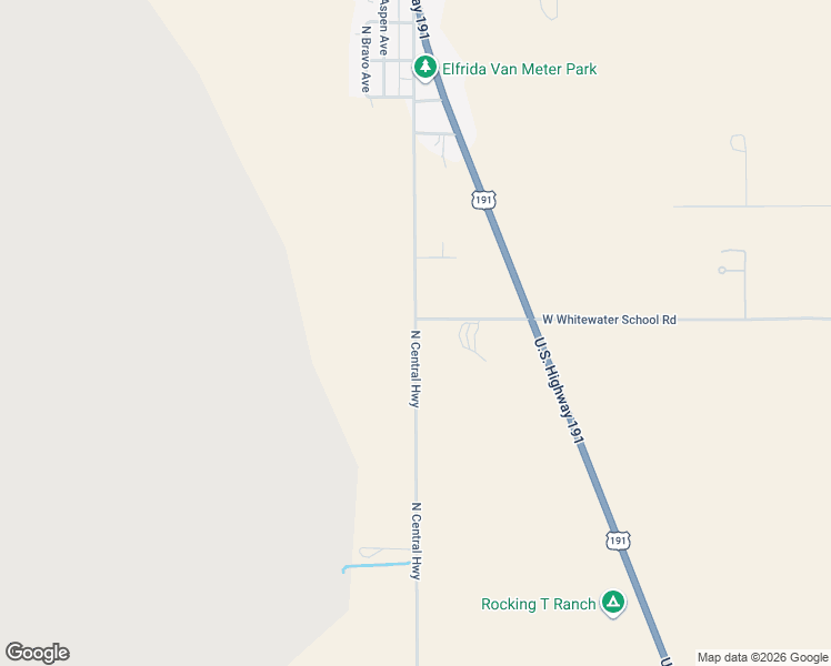 map of restaurants, bars, coffee shops, grocery stores, and more near North Central Highway in Elfrida