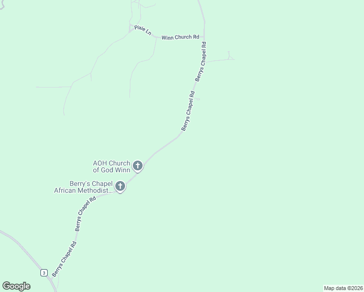 map of restaurants, bars, coffee shops, grocery stores, and more near 2026 Berrys Chapel Road in Jackson