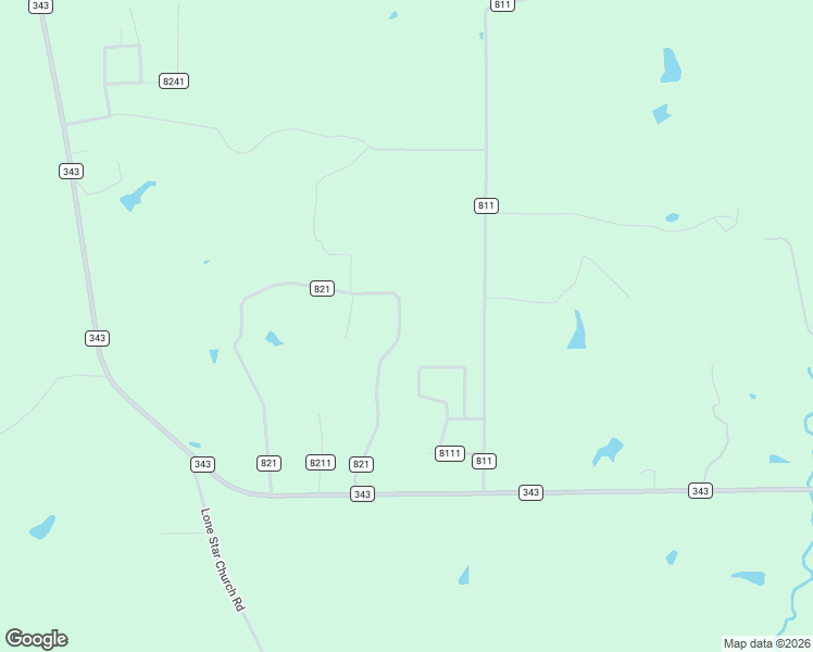 map of restaurants, bars, coffee shops, grocery stores, and more near 516 County Road 821 in Nacogdoches