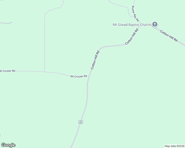 map of restaurants, bars, coffee shops, grocery stores, and more near Cotton Hill Road in Fort Gaines