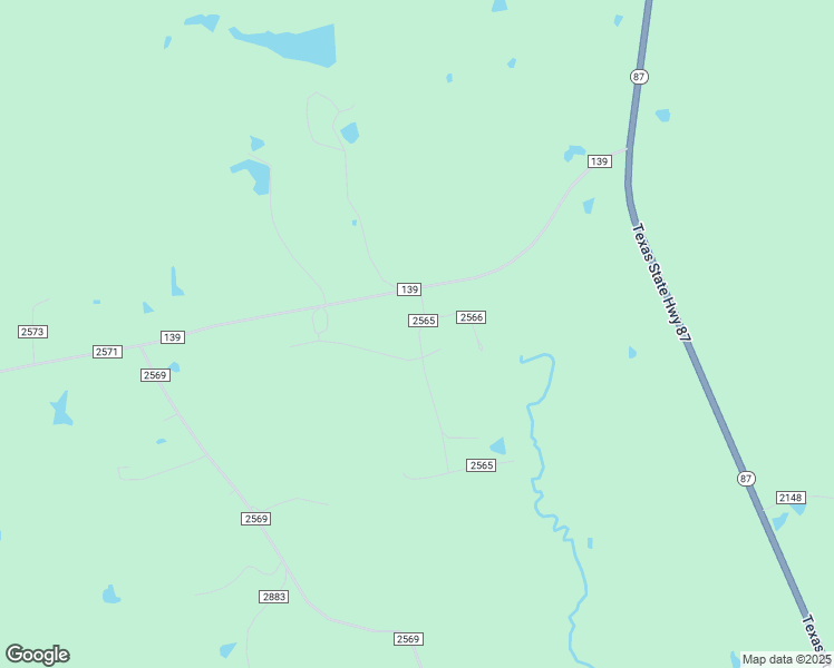 map of restaurants, bars, coffee shops, grocery stores, and more near 204 County Road 2565 in Center