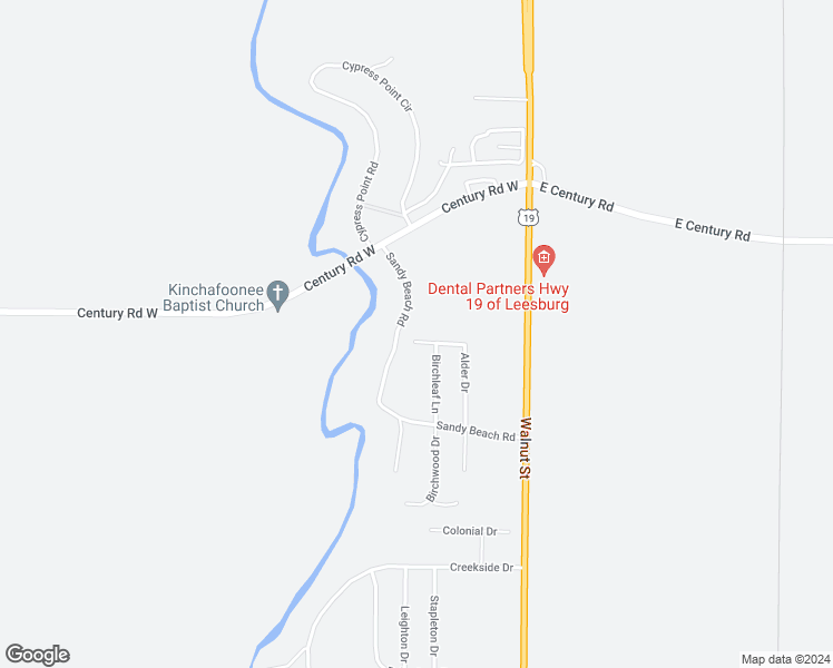 map of restaurants, bars, coffee shops, grocery stores, and more near 164 Alder Drive in Leesburg