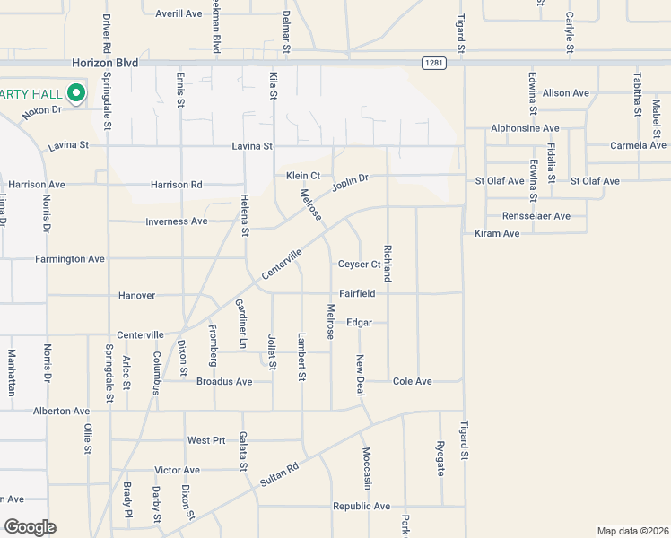 map of restaurants, bars, coffee shops, grocery stores, and more near Unnamed Road in El Paso