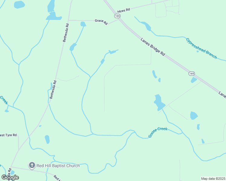 map of restaurants, bars, coffee shops, grocery stores, and more near 612 Peach Road in Jesup