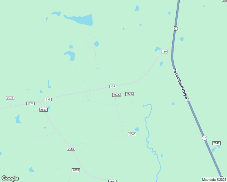 map of restaurants, bars, coffee shops, grocery stores, and more near 204 County Road 2565 in Center