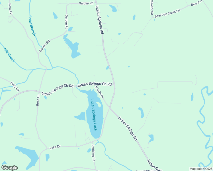 map of restaurants, bars, coffee shops, grocery stores, and more near 500 Indian Springs Ch Road in Laurel