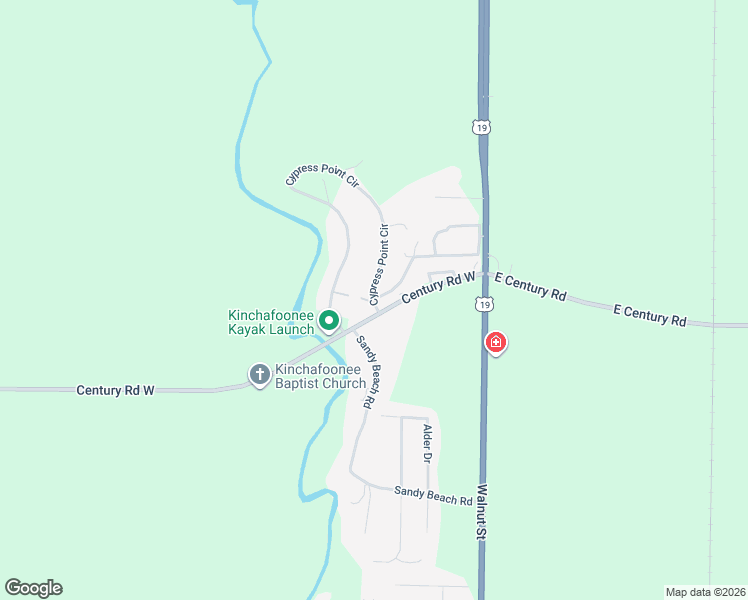 map of restaurants, bars, coffee shops, grocery stores, and more near 100-124 Cypress Point Circle in Leesburg