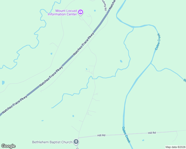 map of restaurants, bars, coffee shops, grocery stores, and more near Cannonsburg Road in Natchez