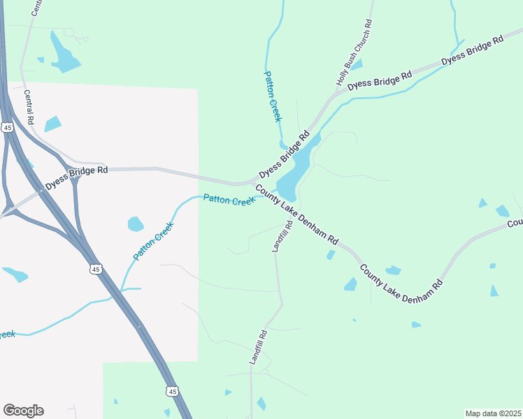 map of restaurants, bars, coffee shops, grocery stores, and more near 21 County Lake Denham Road in Waynesboro