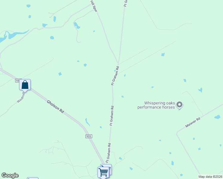map of restaurants, bars, coffee shops, grocery stores, and more near 747 Fort Graham Road in Waco