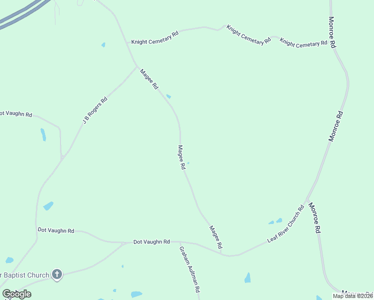 map of restaurants, bars, coffee shops, grocery stores, and more near 122 Magee Road in Collins