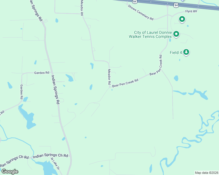 map of restaurants, bars, coffee shops, grocery stores, and more near 110-250 Meador Road in Laurel