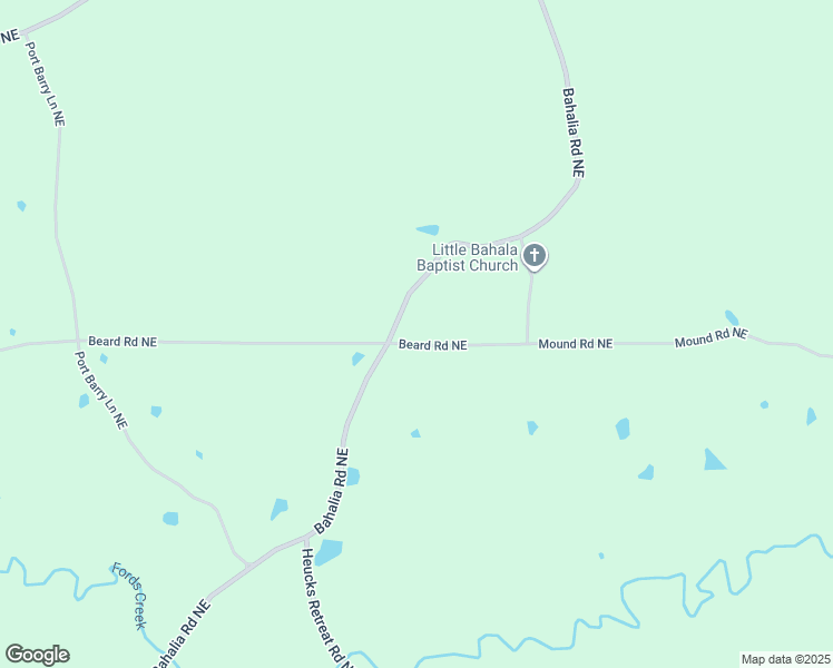 map of restaurants, bars, coffee shops, grocery stores, and more near 3156 Bahalia Road Northeast in Wesson