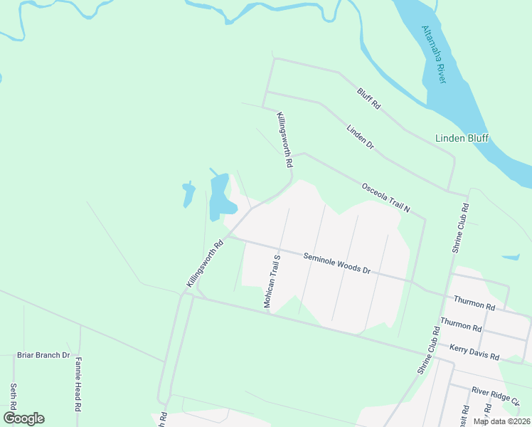 map of restaurants, bars, coffee shops, grocery stores, and more near 1850 Killingsworth Road in Jesup