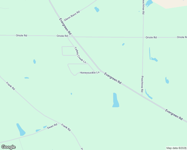 map of restaurants, bars, coffee shops, grocery stores, and more near 114 Honeysuckle Lane in Fitzgerald