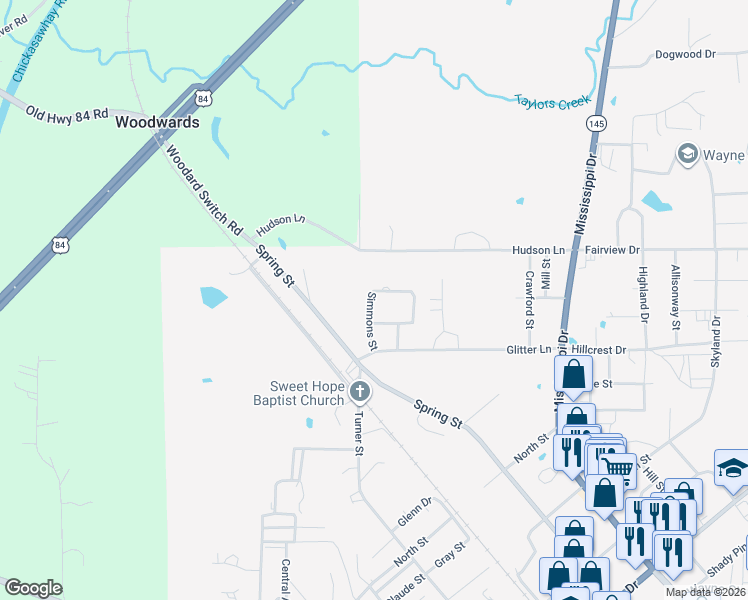 map of restaurants, bars, coffee shops, grocery stores, and more near 800 Charles Street in Waynesboro
