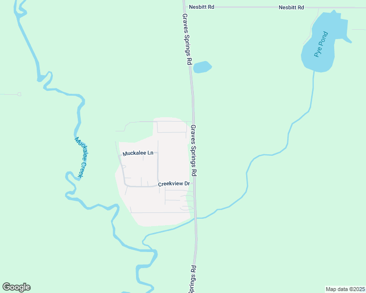 map of restaurants, bars, coffee shops, grocery stores, and more near 736 Graves Springs Road in Leesburg