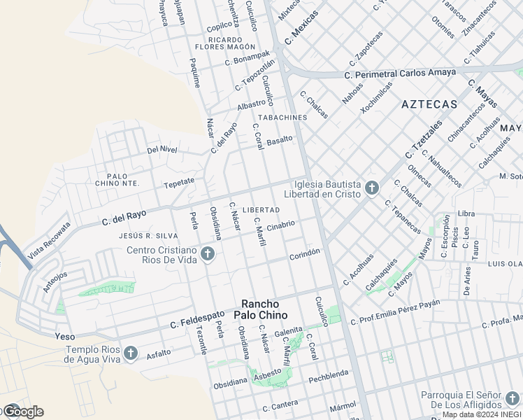 map of restaurants, bars, coffee shops, grocery stores, and more near in Juárez
