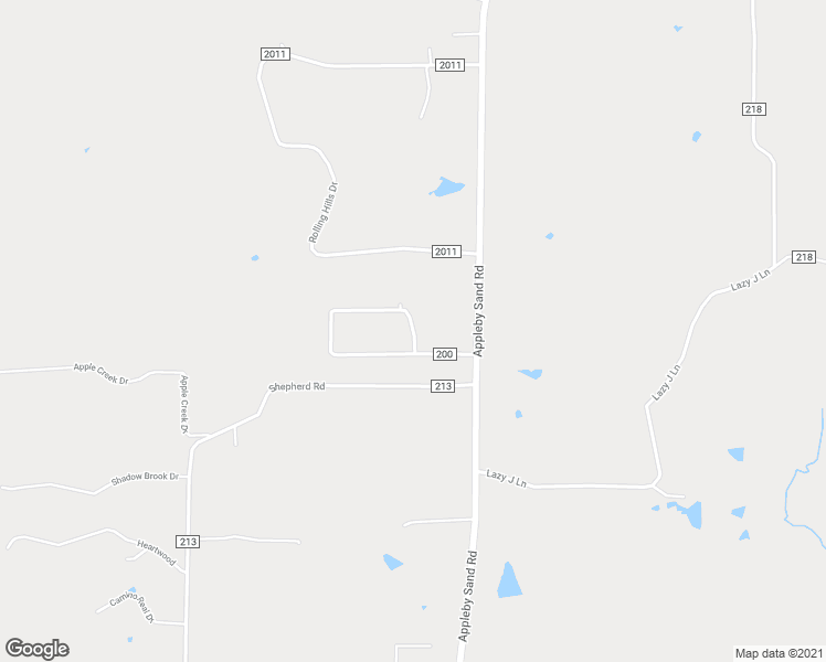 map of restaurants, bars, coffee shops, grocery stores, and more near County Road 200 in Nacogdoches County