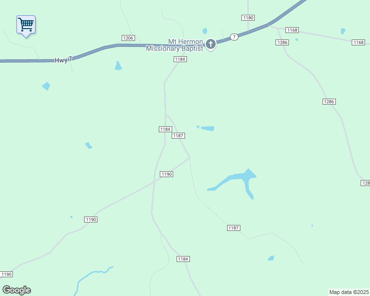 map of restaurants, bars, coffee shops, grocery stores, and more near 639 County Road 1187 in Center