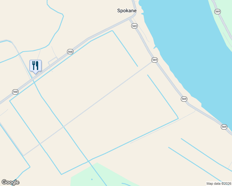 map of restaurants, bars, coffee shops, grocery stores, and more near in Spokane