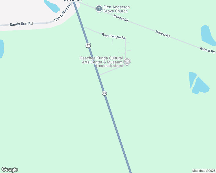 map of restaurants, bars, coffee shops, grocery stores, and more near 8365 South Coastal Highway in Riceboro