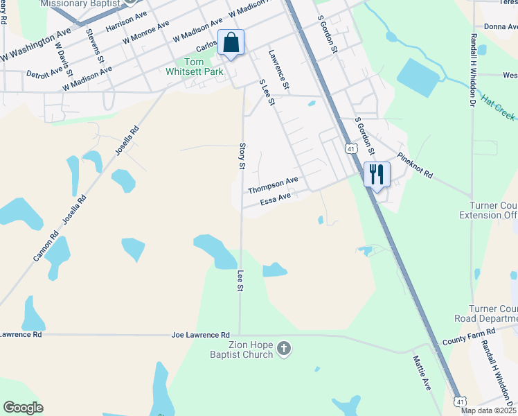 map of restaurants, bars, coffee shops, grocery stores, and more near 111 Essa Avenue in Ashburn