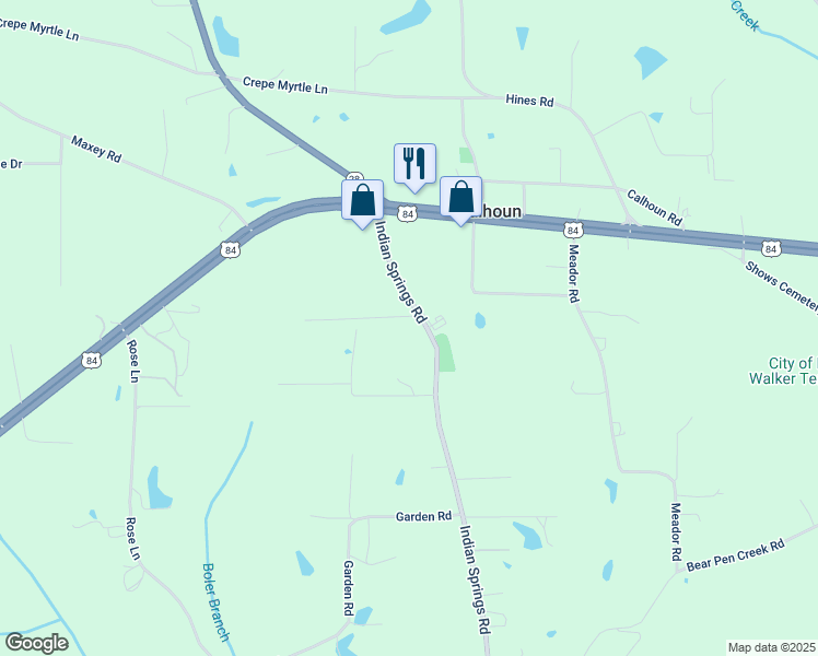 map of restaurants, bars, coffee shops, grocery stores, and more near 4644 Indian Springs Road in Laurel