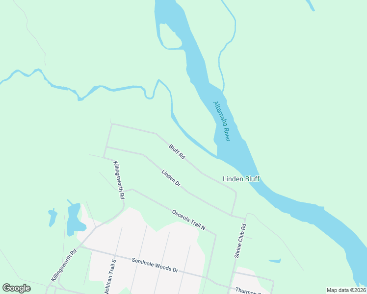 map of restaurants, bars, coffee shops, grocery stores, and more near 476 Bluff Road in Jesup