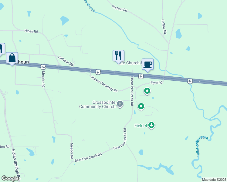 map of restaurants, bars, coffee shops, grocery stores, and more near 71-99 Shows Cemetery Road in Laurel