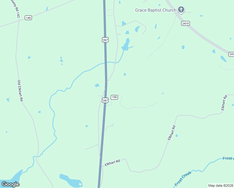 map of restaurants, bars, coffee shops, grocery stores, and more near 1203 Acr 1405 in Elkhart